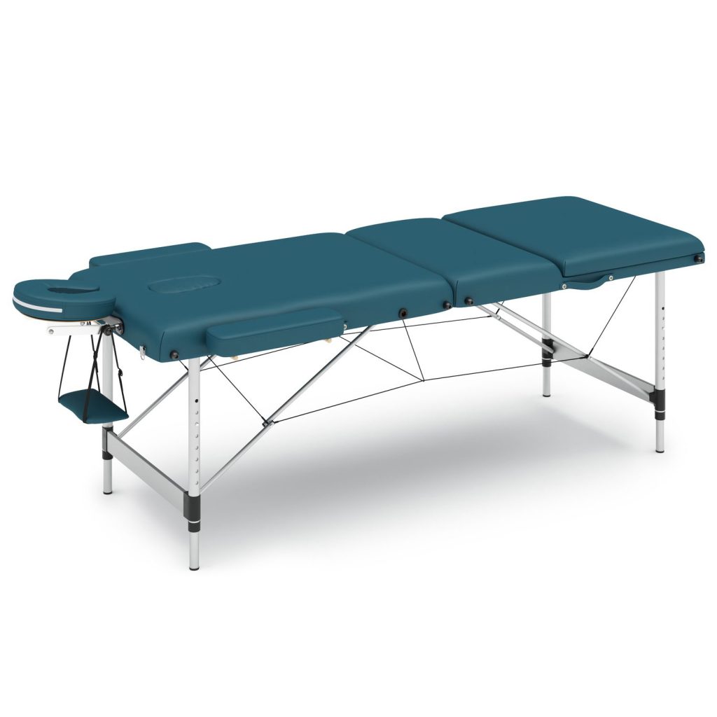 TABLE DE MASSAGE EN ALLUMINIUM