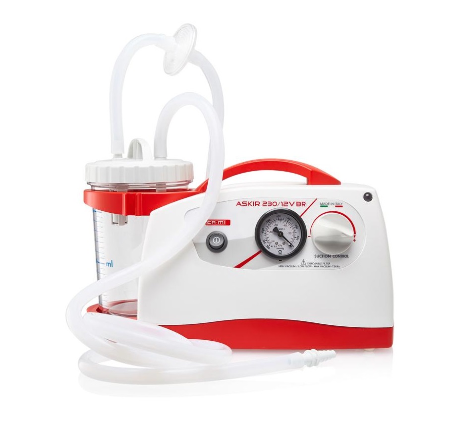 ASPIRATEUR DE MUCOSITE AVEC BATTERIE CAMI NEW ASKIR 230 BR/12V