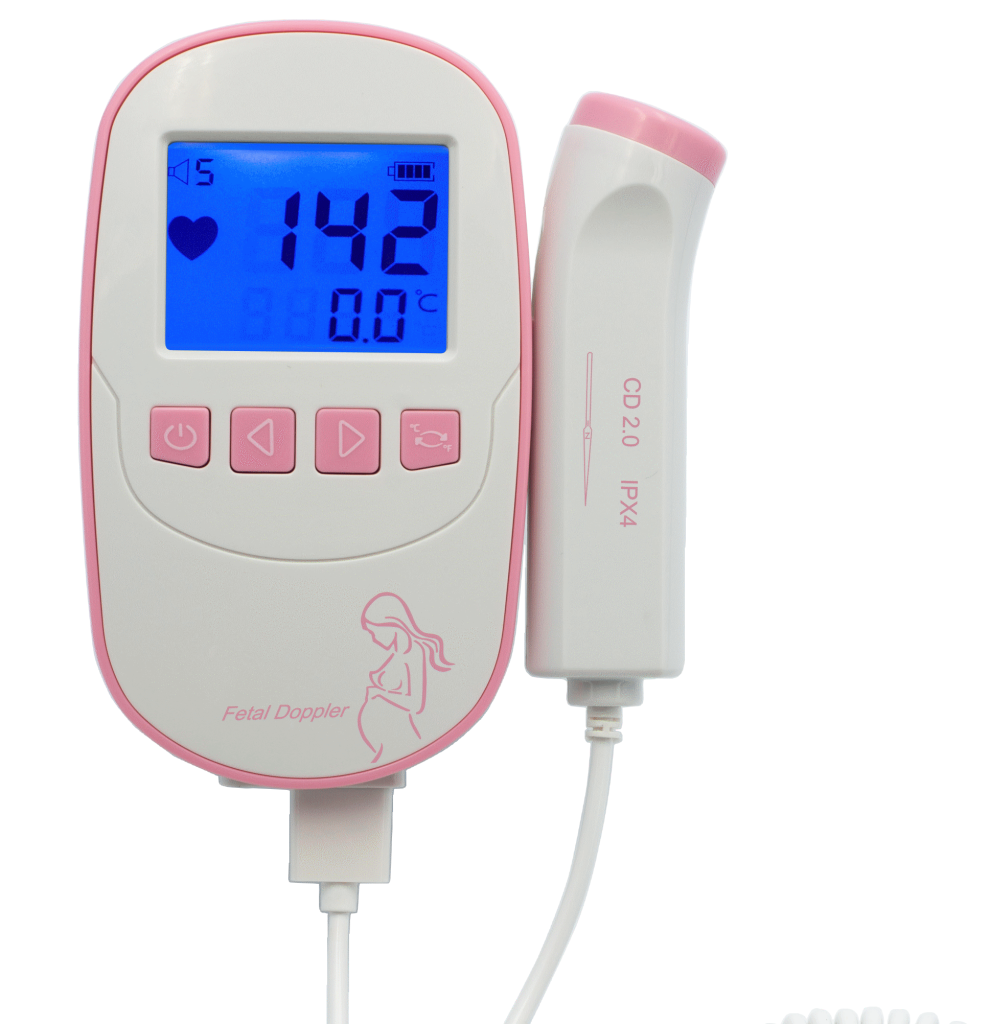 Doppler Fœtal 3 MHz + Gel 250 Ml - Écoutez Le Cœur De Bébé à La Maison (usage Récréatif)