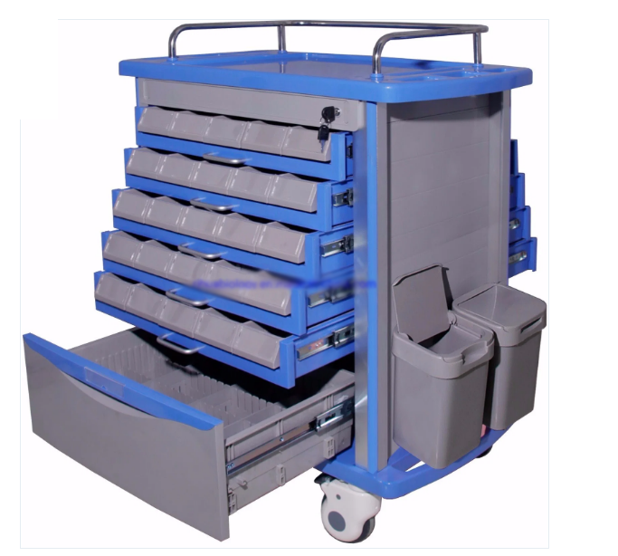 chariot de soins double faces