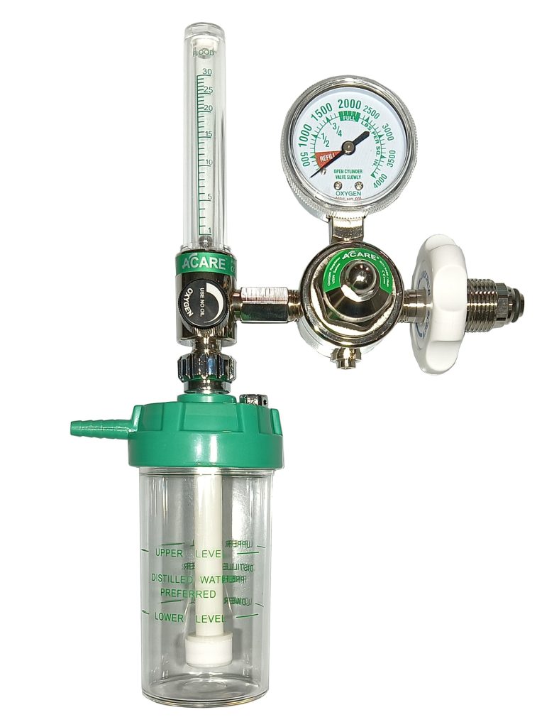 REDUCTEUR A OXYGENE OBUS POUR BOUTEILLE Avec HUMIDIFICATEUR 2